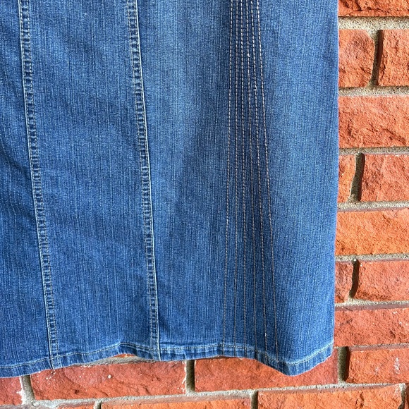 Y2K denim maxi skirt - Picture 9 of 12